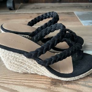 Womens Just Fab Heeled Sandals